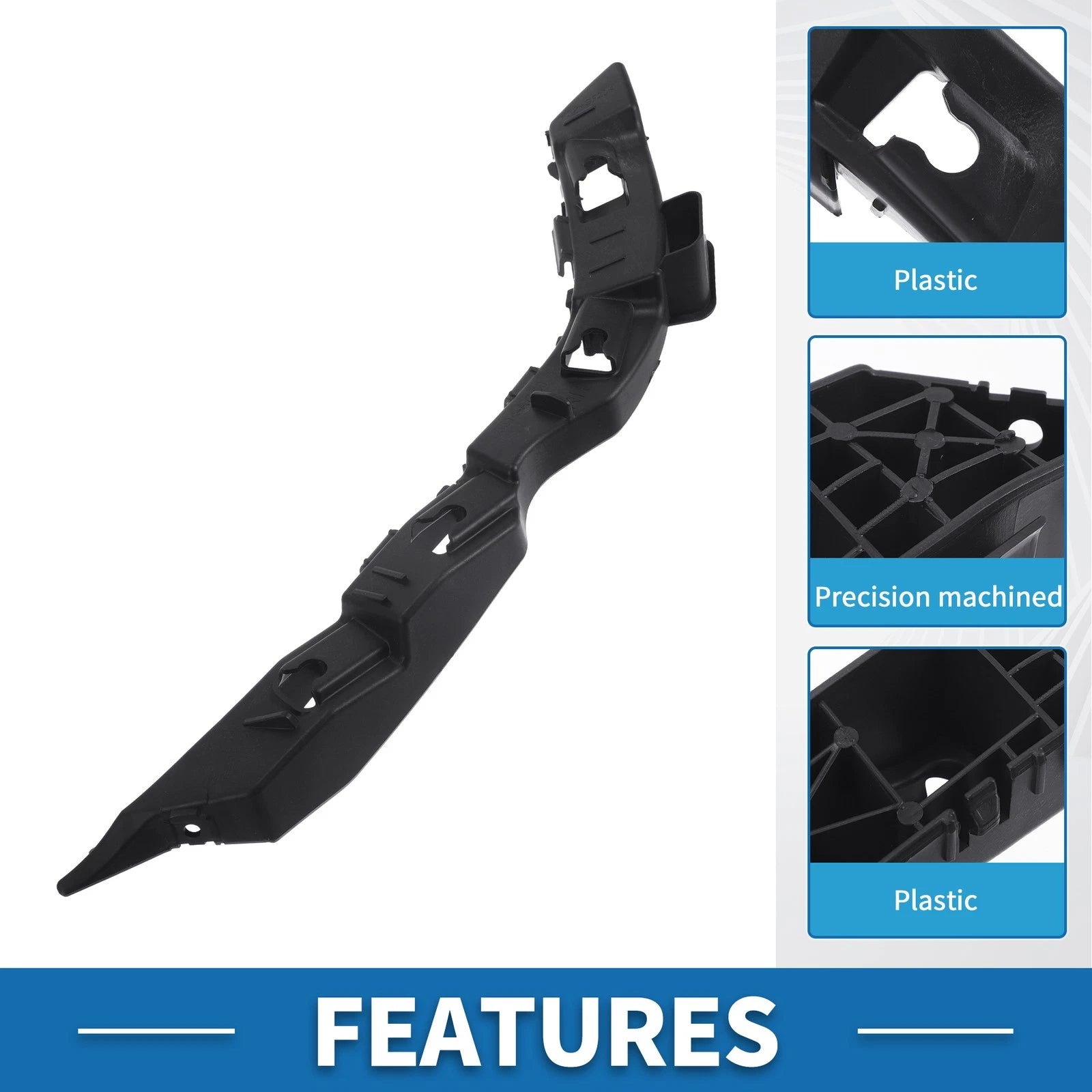 Right Rear Bumper Retainer Bracket No. 86614A7500 for Kia Forte5 (2014–2018)