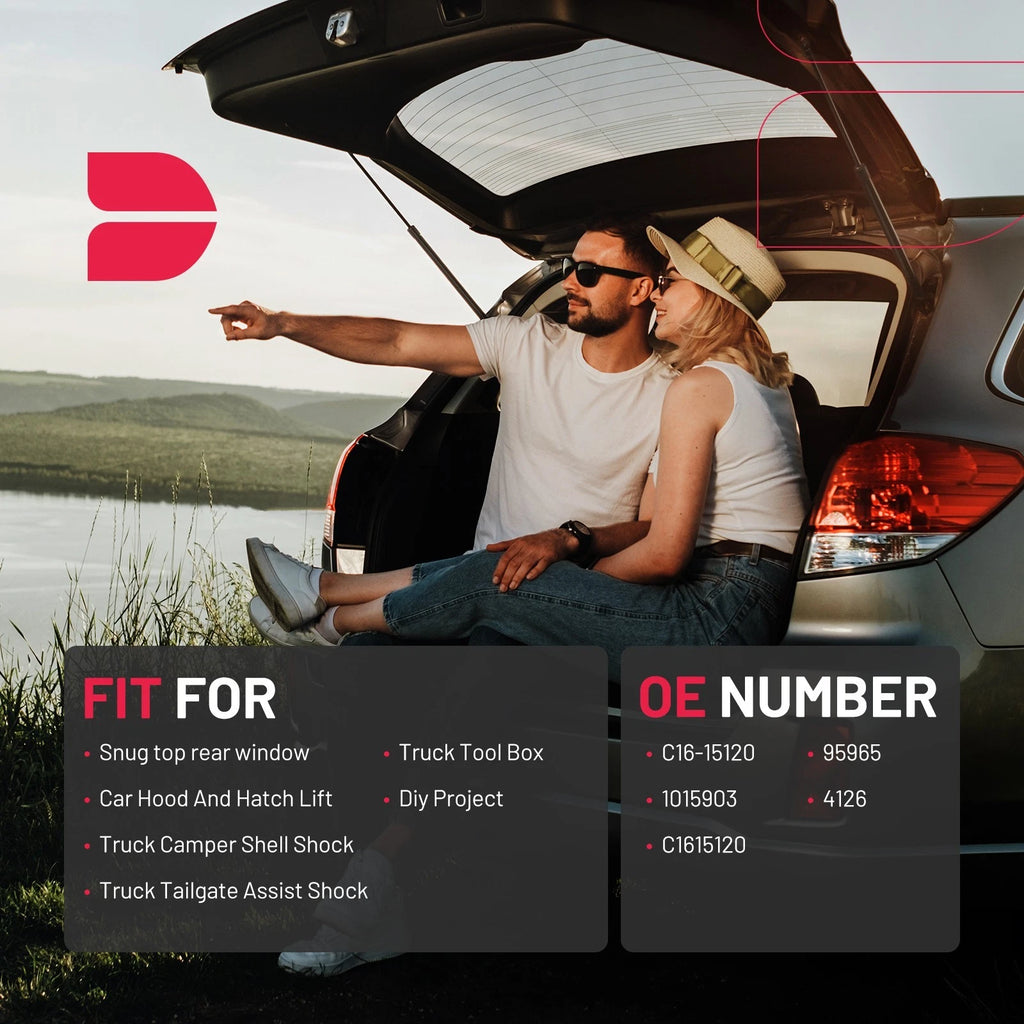 Gas Struts Lift Support Shocks for Camper Shell (2013-2020)