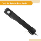 Front Door Handle No. 1H0837207B for Volkswagen Jetta (2006–2010) Black Metal