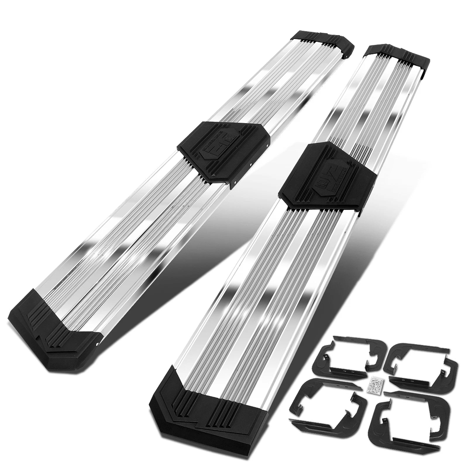 J2 10" SS Step Bar Running Board for Chevy Silverado GMC Sierra (2007–2019)