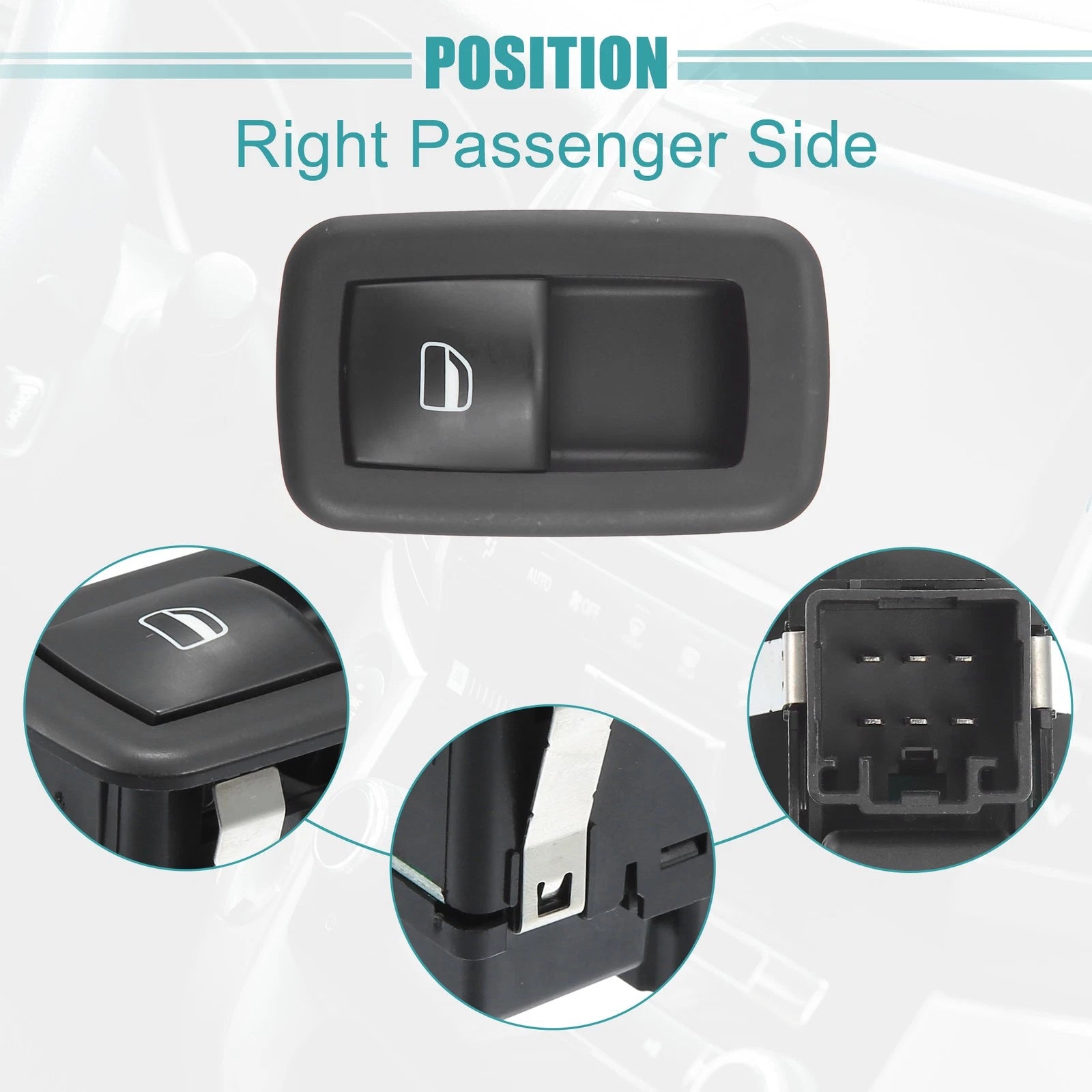 Power Window Switch for Ram 1500 2500 3500 (2019–2023) 68214156AC