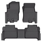 Set of 3 All Weather Floor Mats for Nissan Frontier Crew Cab (2022–2025)