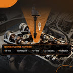 Ignition Coils & Spark Plugs for Infiniti I30 Maxima 3.0L V6 (2000–2001) UF332