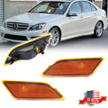OE Amber Lens Front Side Marker Lights for Mercedes W204 C250 C300 (2012–2014)
