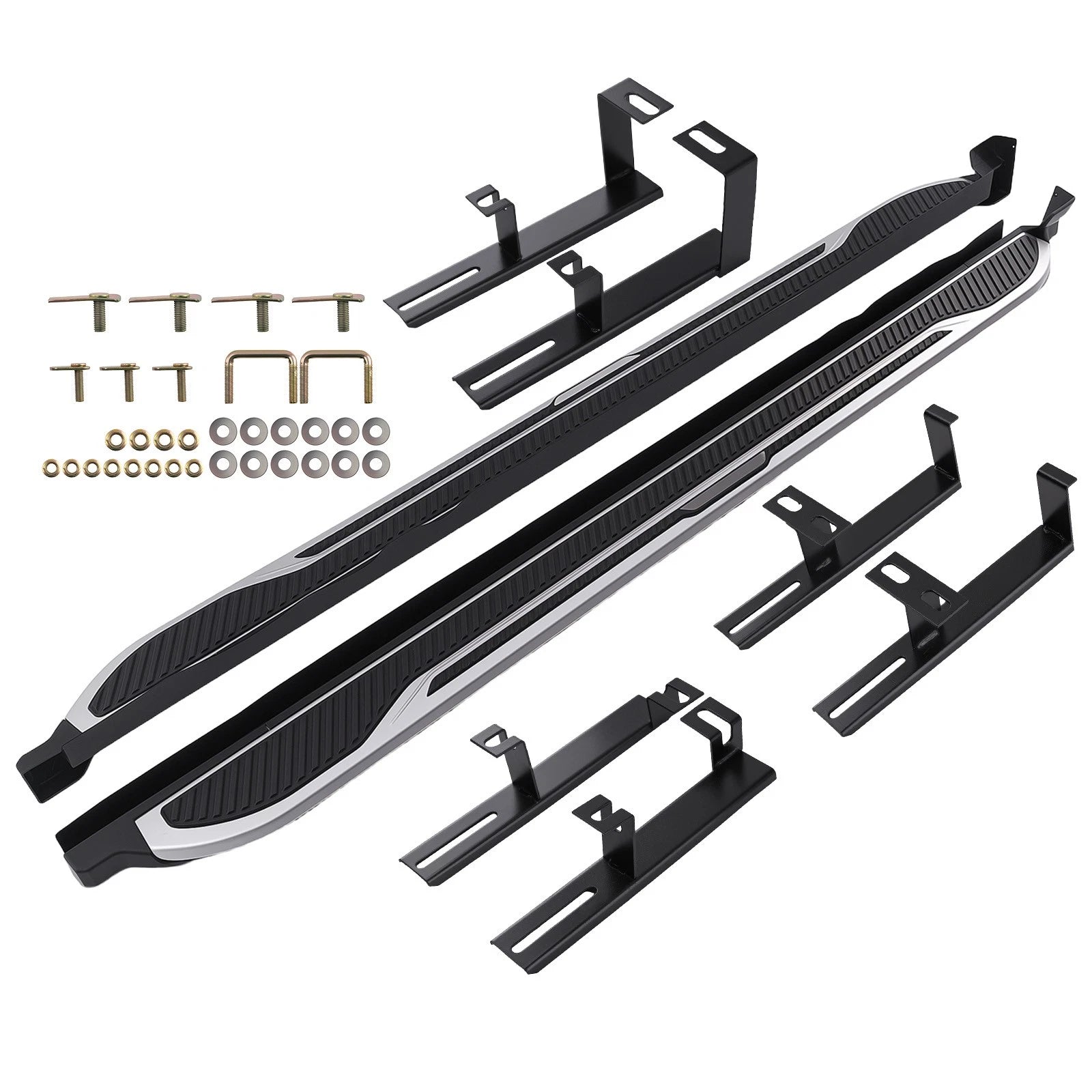 Anti-Slip Running Board Side Steps for Chevrolet Trax (2024–2025) Black Nerf Bars