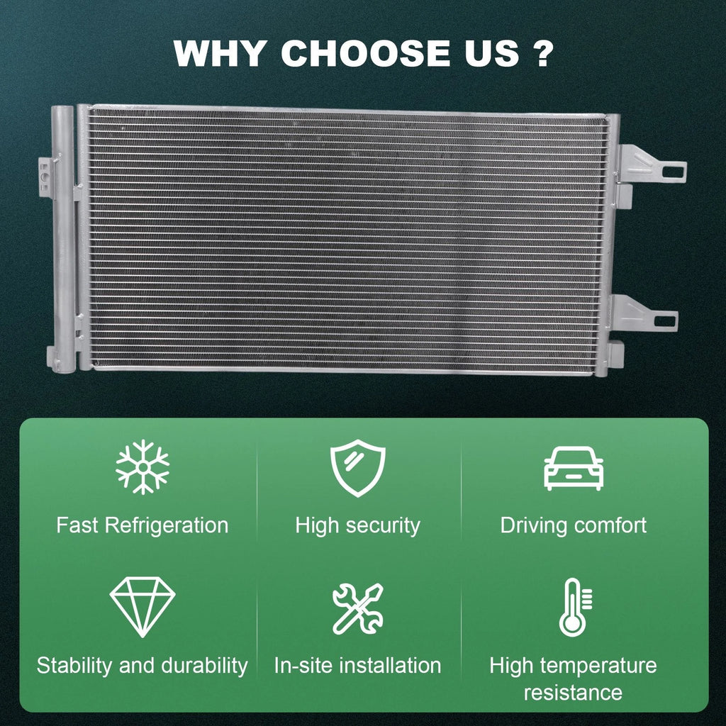 AC Condenser for Ram ProMaster 1500 2500 3500 (2014–2018)