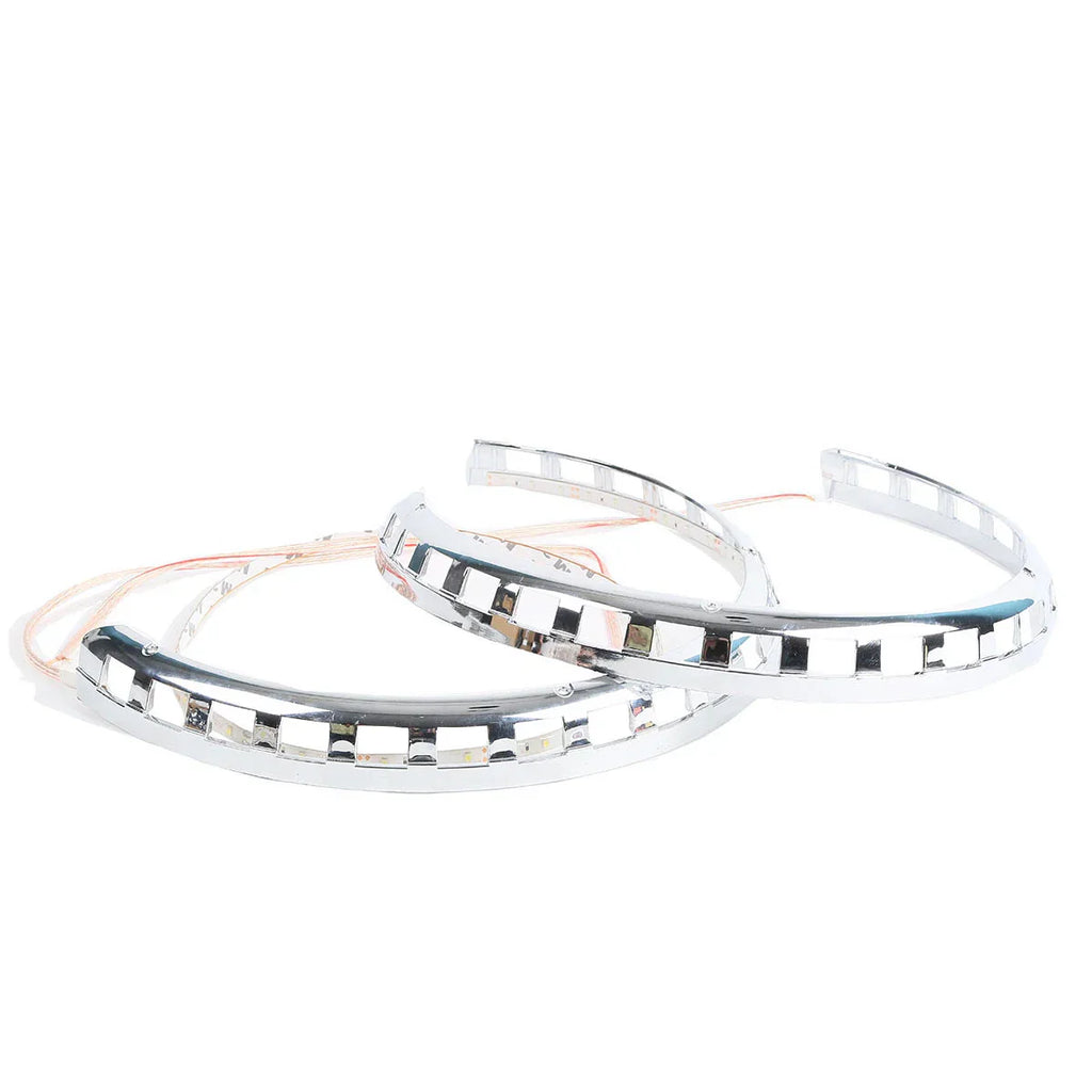 White Light Ring of Fire Brake Rotor Covers for Honda Goldwing 1800 (2001-2017)