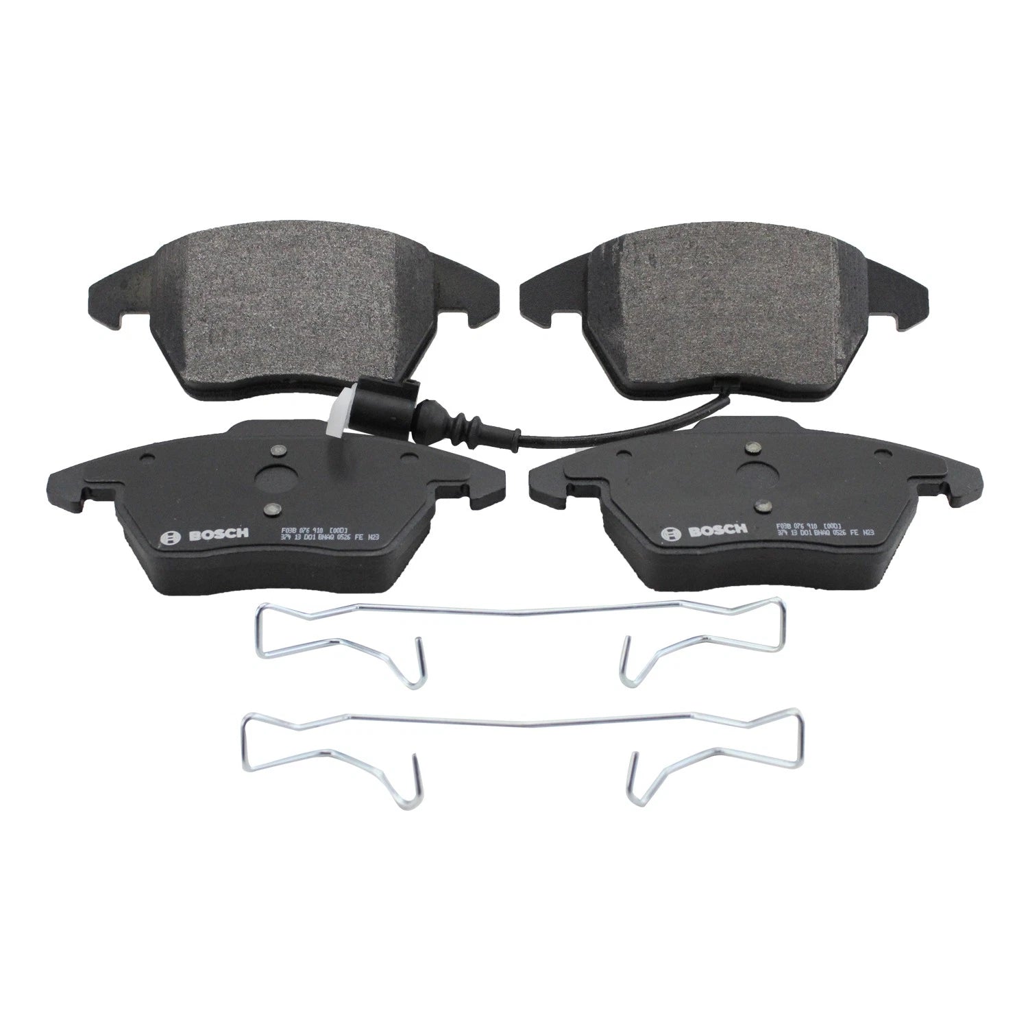 DuraGo Front Rotors & Bosch QuietCast Disc Brake Pad Kit for A3 Jetta (2010–2016)