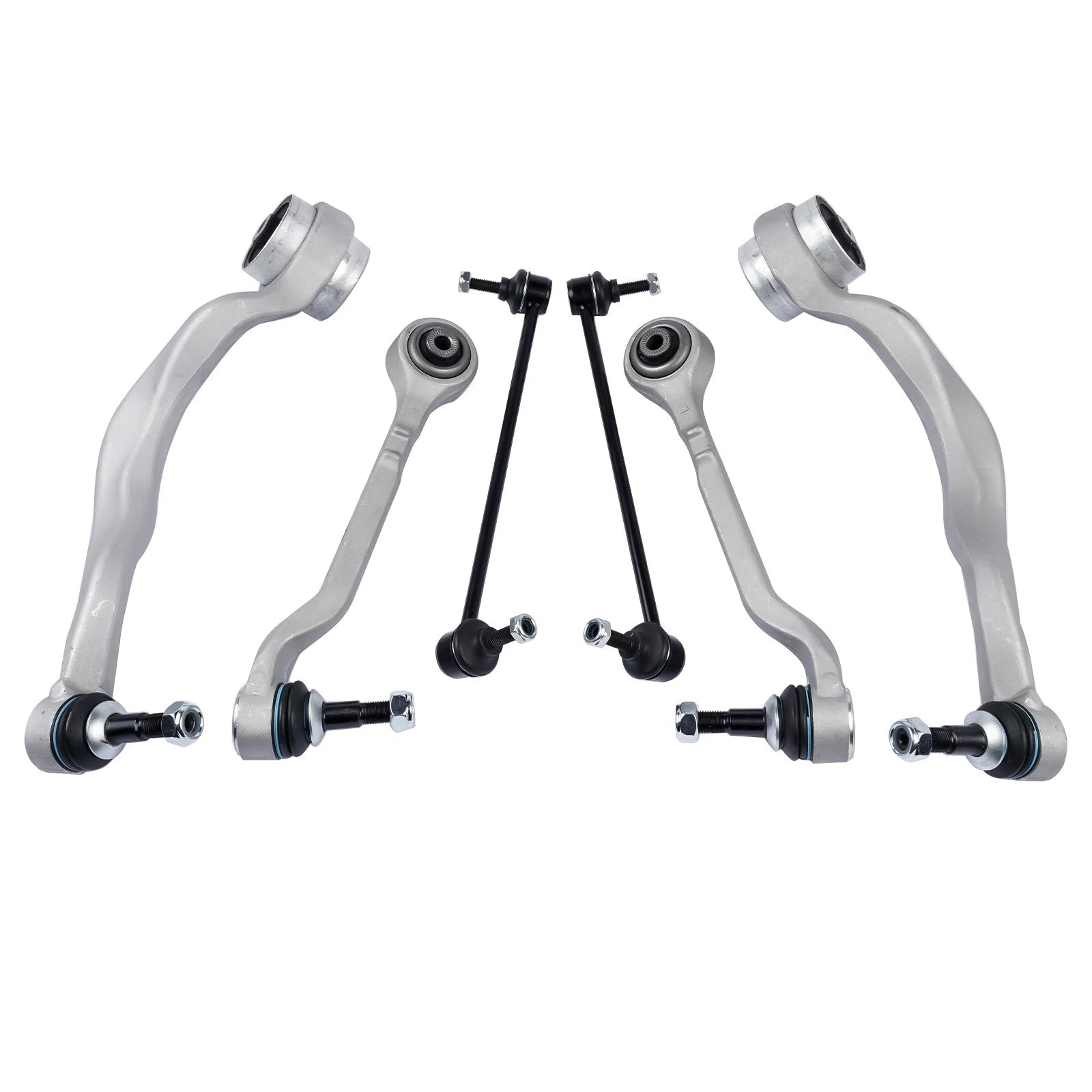 Set of 6 Control Arms with Sway Bar Links for BMW F34 (2013–2020)