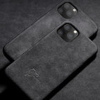 Matte Black Slim Alcantara Leather Nurburgring Race Map Case for iPhone 11 Pro (2010-2010)