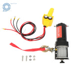 12V Electric Winch for ATV/UTV (2000 lbs, Waterproof, Steel Cable)