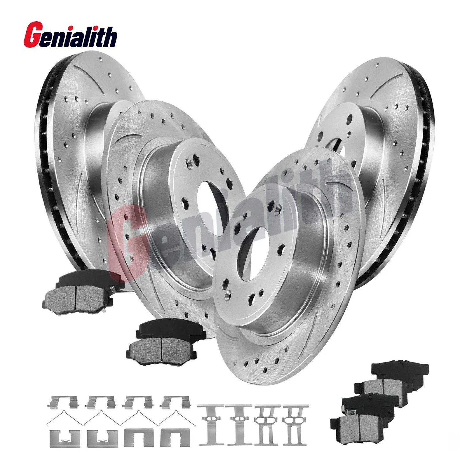 Ceramic Brake Pads & Disc Rotors Kit for Honda Accord (2005)