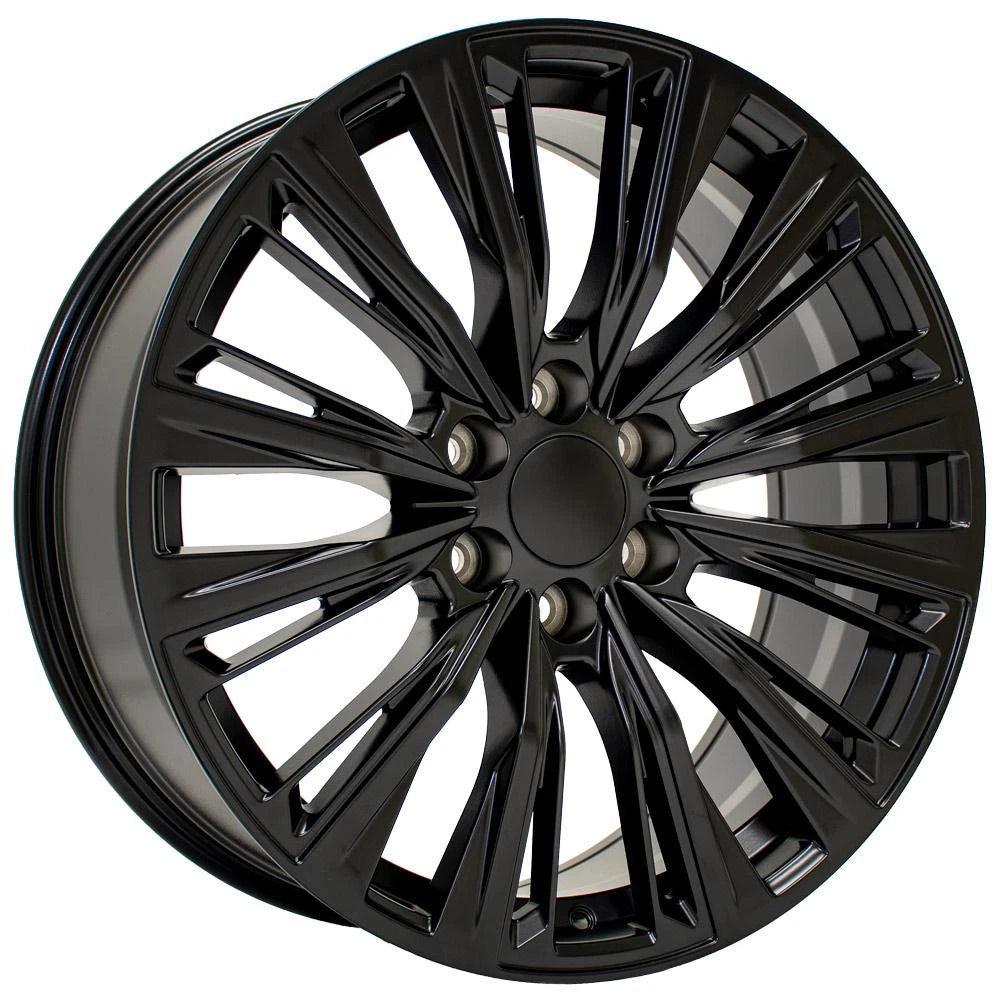 22 Inch Satin Black Wheel Replacement for 1992–1994 Chevy Blazer
