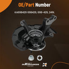 AWD Front Left Steering Knuckle for Toyota Sienna (2004–2010)