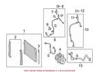 A/C Receiver Drier for Mercedes (0998350000)