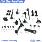 14pc Front Suspension Tie Rods Ball Joints Kit for Chevrolet Blazer S10 (1998–2005)