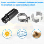 Set of 1 Exhaust Muffler Tip w/Clamp for Toyota 4Runner (2018–2021) PT932-89180-02