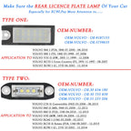 LED License Plate Light Lamp Kit for Volvo V70 S60 S80 CX70 (1999–2006)