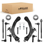 8x Front Lower Control Arms Tie Rods for Chevy Cobalt Pontiac Pursuit (2005–2010)