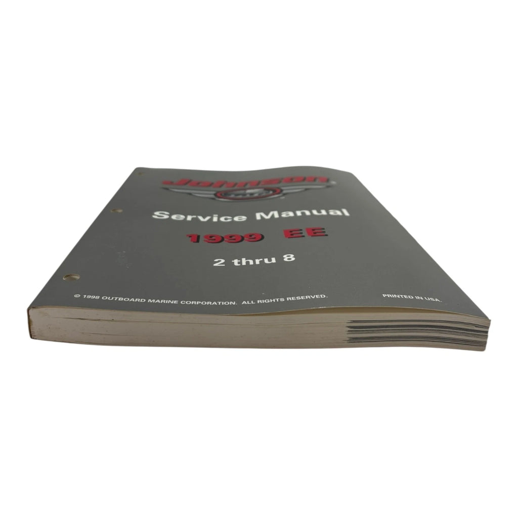 Service Manual for Johnson EE 2 thru 8 (1999) - Part Number 787027