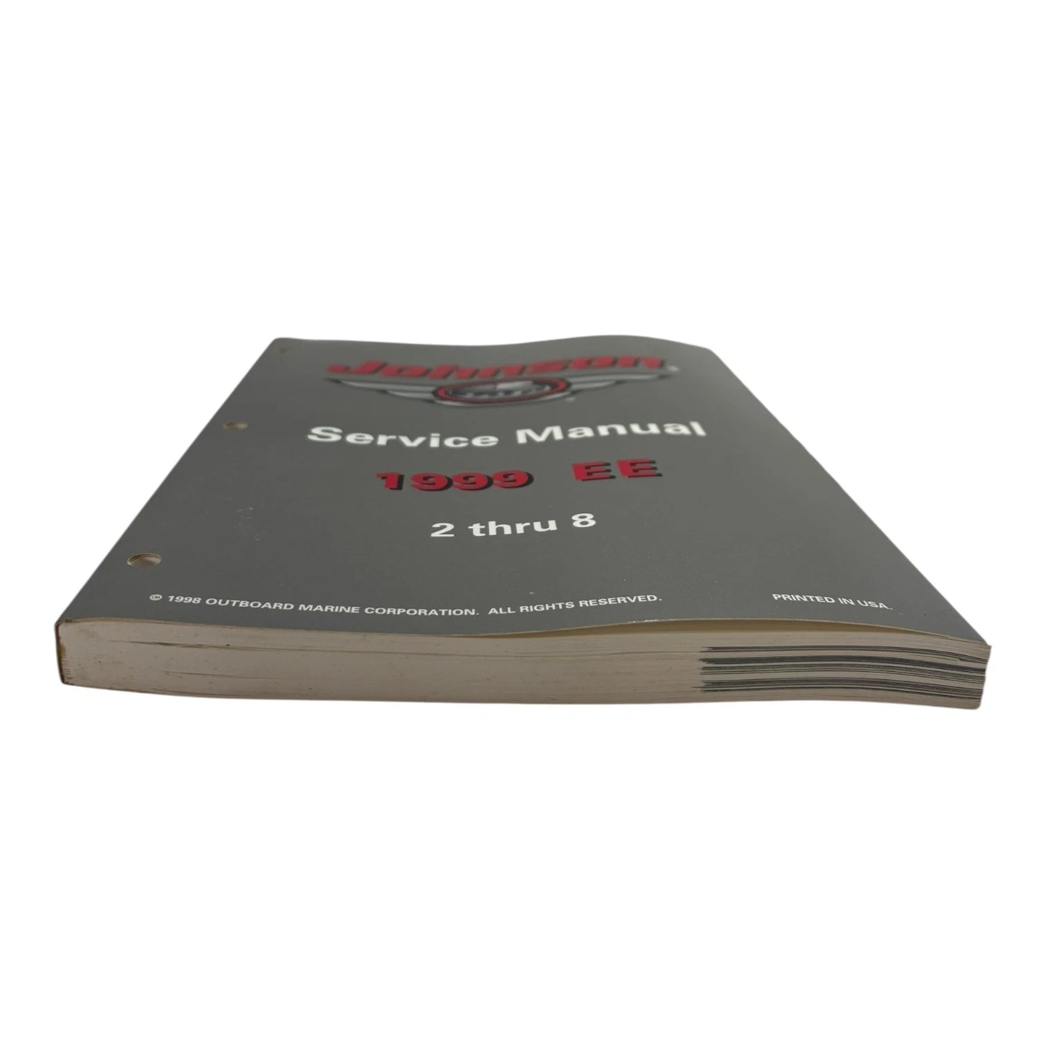 Service Manual for Johnson EE 2 thru 8 (1999) - Part Number 787027