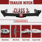 2" Receiver Trailer Tow Hitch for Lincoln Mark LT/Ford F-150 (2006–2008)