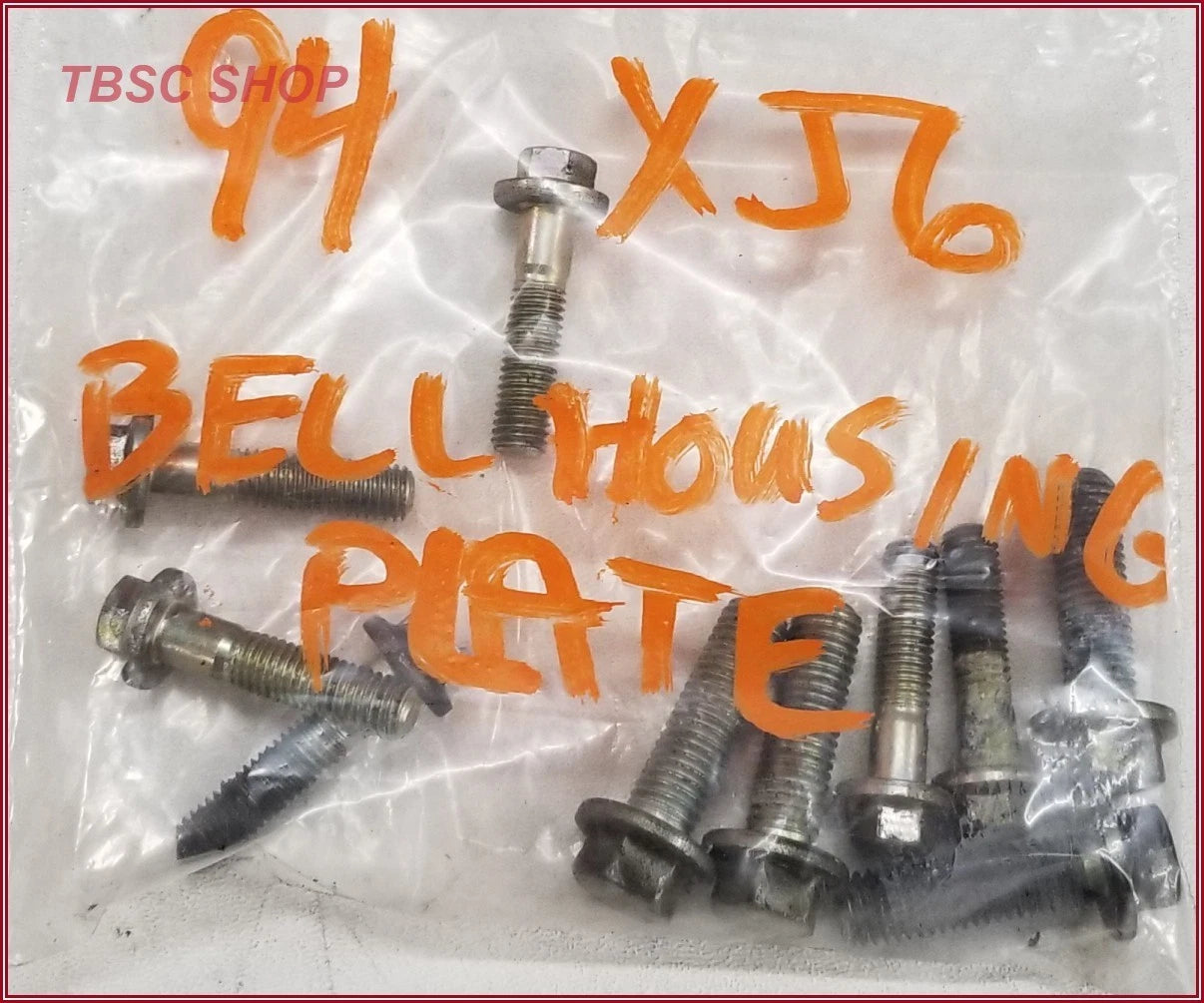 Set of 4 Transmission Bellhousing to Engine Block Bolts for Jaguar XJ6 (1992–1994)