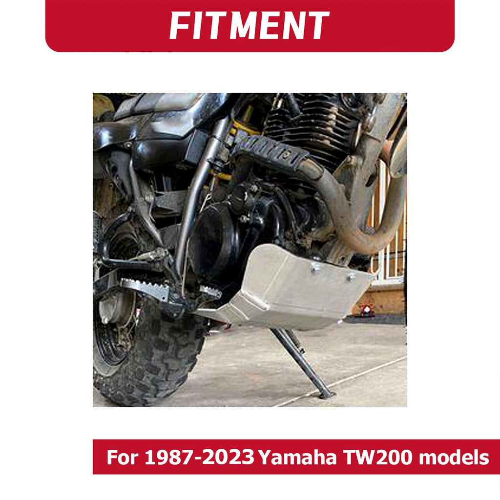 Aluminum Skid Plate Engine Guards for Yamaha TW200 (1987–2024)