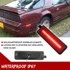 2X Smoke LED Side Marker Lights for Pontiac Trans Am Firebird (1982–1992)