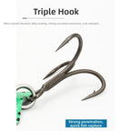 5pcs Metal Fishing Lures Pack for Bass Trout (Long Casting)