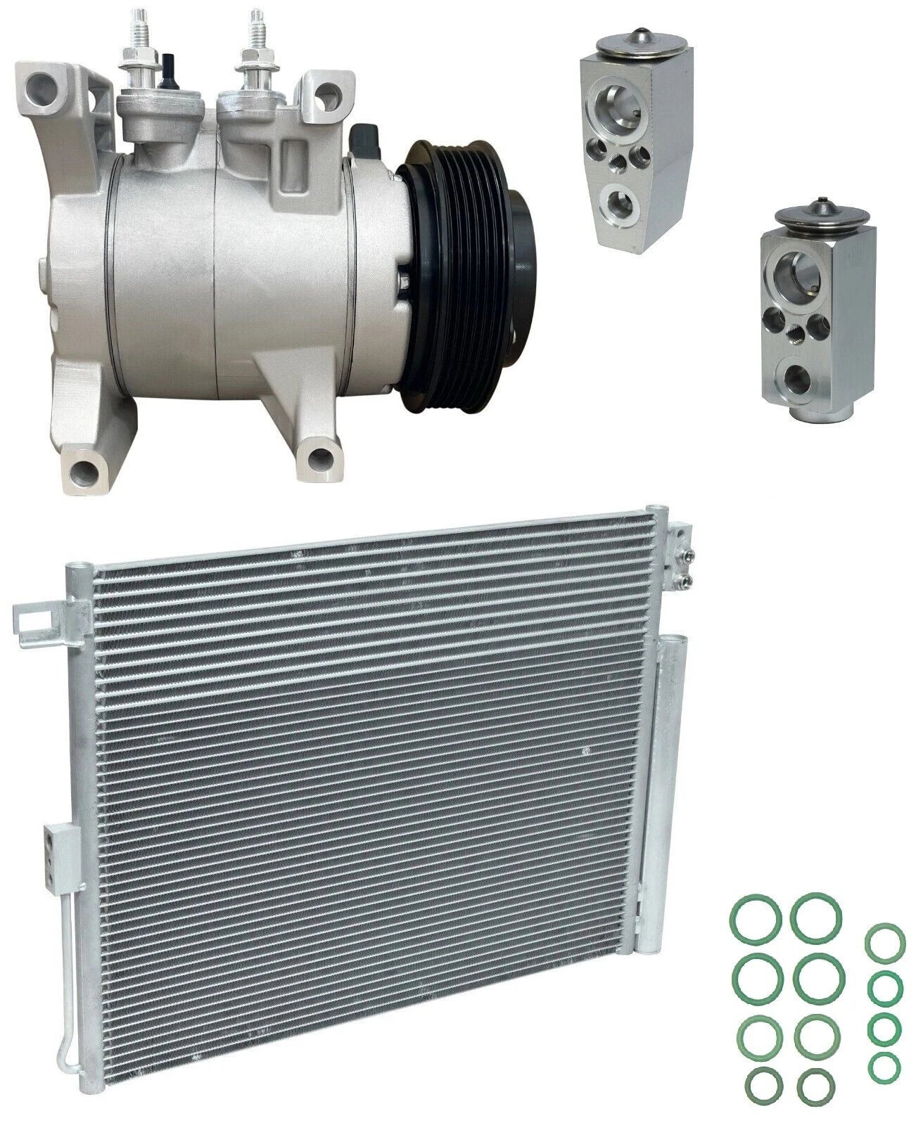 A/C Compressor Kit With Condenser for Dodge Durango 3.6L (2014–2014)