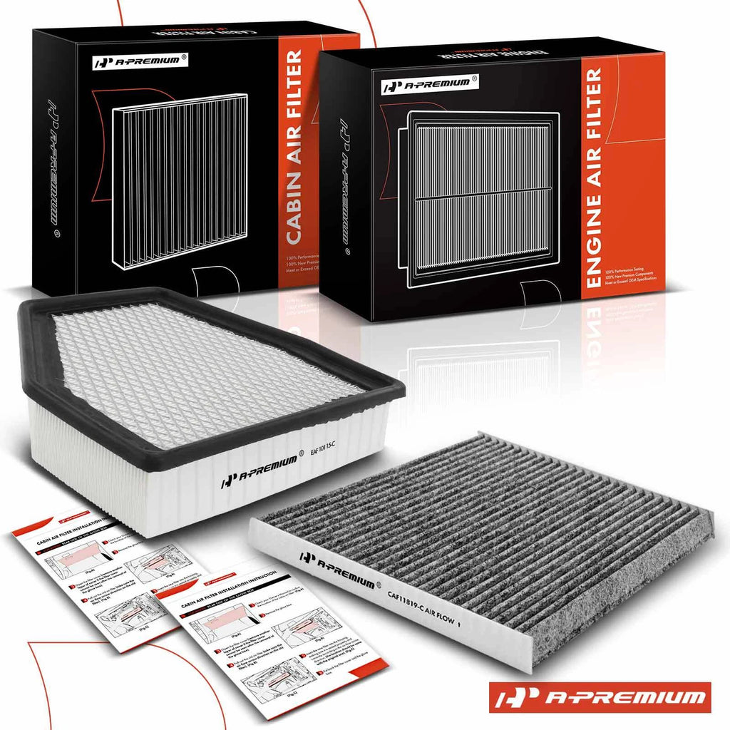 Engine and Activated Carbon Cabin Air Filter for Chevy Captiva Sport (2013–2015)
