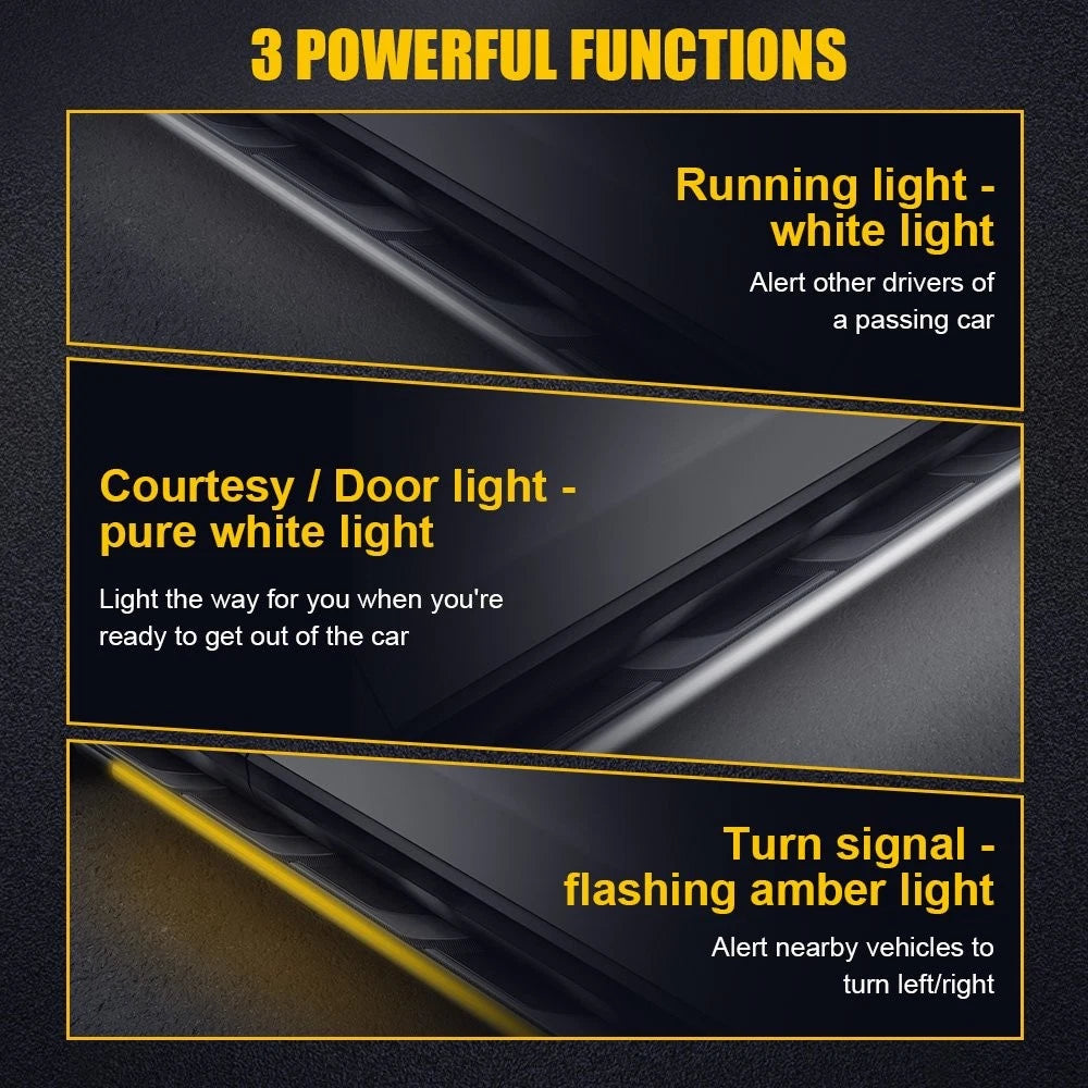 2X LED Running Board Light Strip for Universal Fit (70")