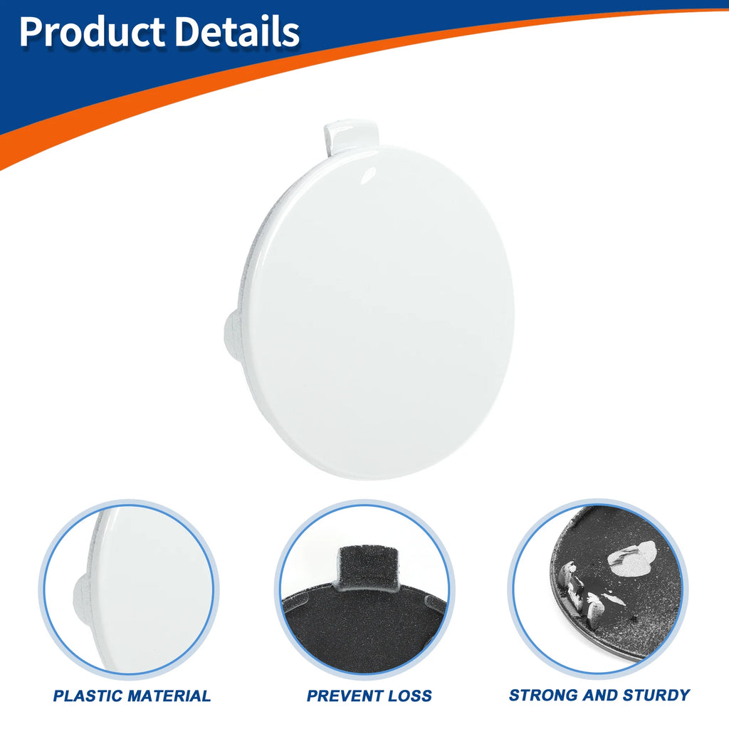 Front Tow Hook Cover for BMW 1 Series F20 (2012–2019) No. 51118064578 Pure White