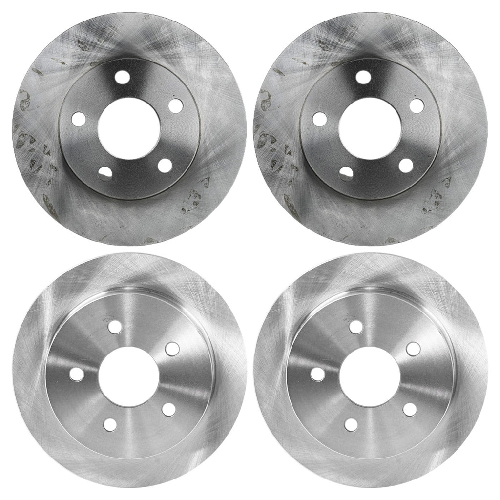 Front and Rear Brake Rotors for Pontiac Grand Am (1999–2005)