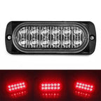 12LED Off-road Safety Urgent Working Fog Red Light Lamp for Cars