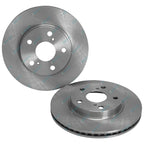 Front Disc Rotors & Bremtec Brake Pads for Toyota Corolla ZRE152 ZRE153 ZRE182 (2007-2018)