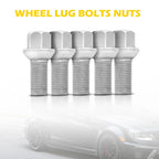5Pcs Lug Bolts Nuts for Mercedes Benz SL550 CLS550 C250 C350 (2007–2015) 0009904907
