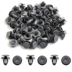 50pcs Gray Plastic Bumper Retainer Clips 9mm for Honda 