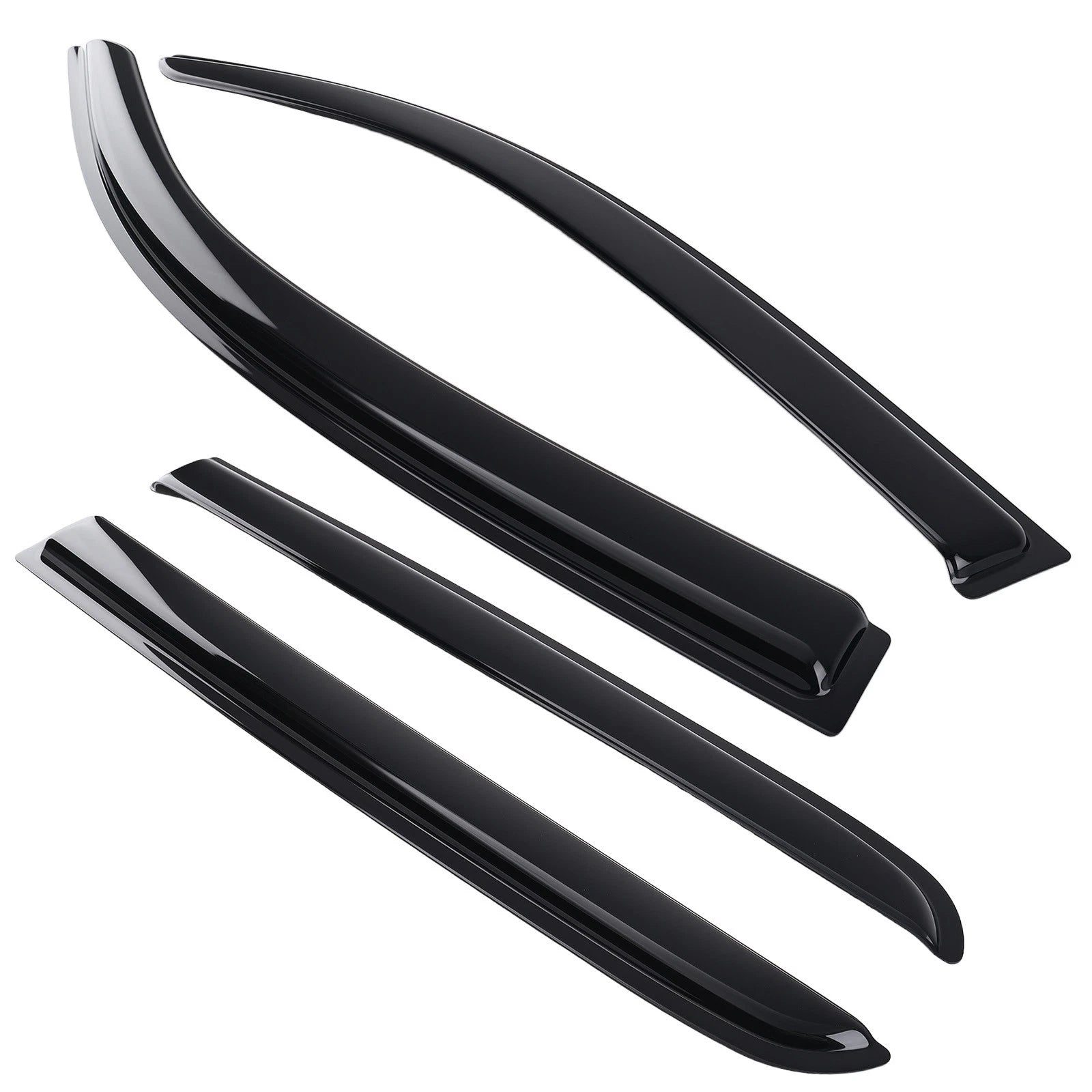 Set of 4 Rain Guards Window Deflectors for Toyota Tundra (2007–2021)