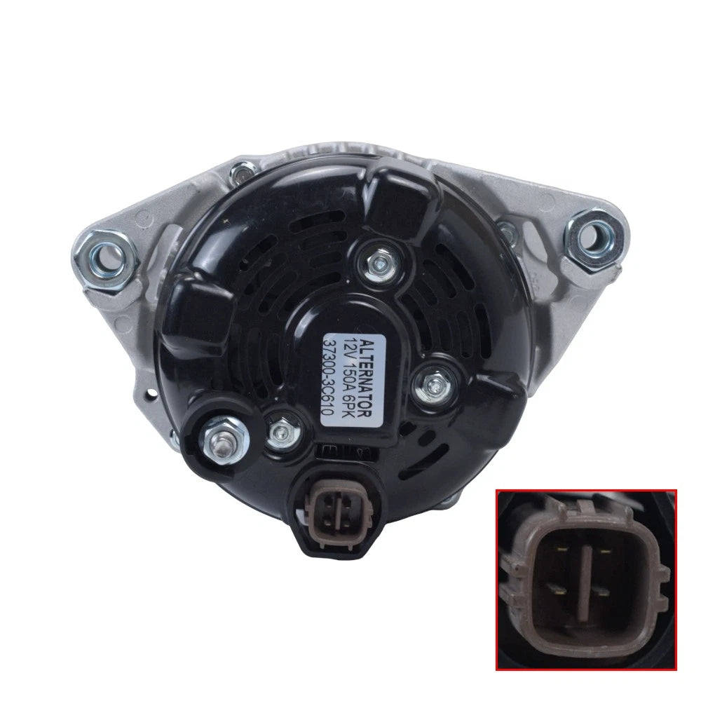 Alternator for Kia Sorento (2012–2013) V6 3.5L 150A 12V CW 6-Groove Pulley 8487