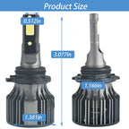 2X 9006 HB4 Bright LED Headlight Bulbs for Conversion Kit (Cool White)