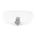 Universal Adjustable Clear Clip-On Windshield Air Deflector for Car