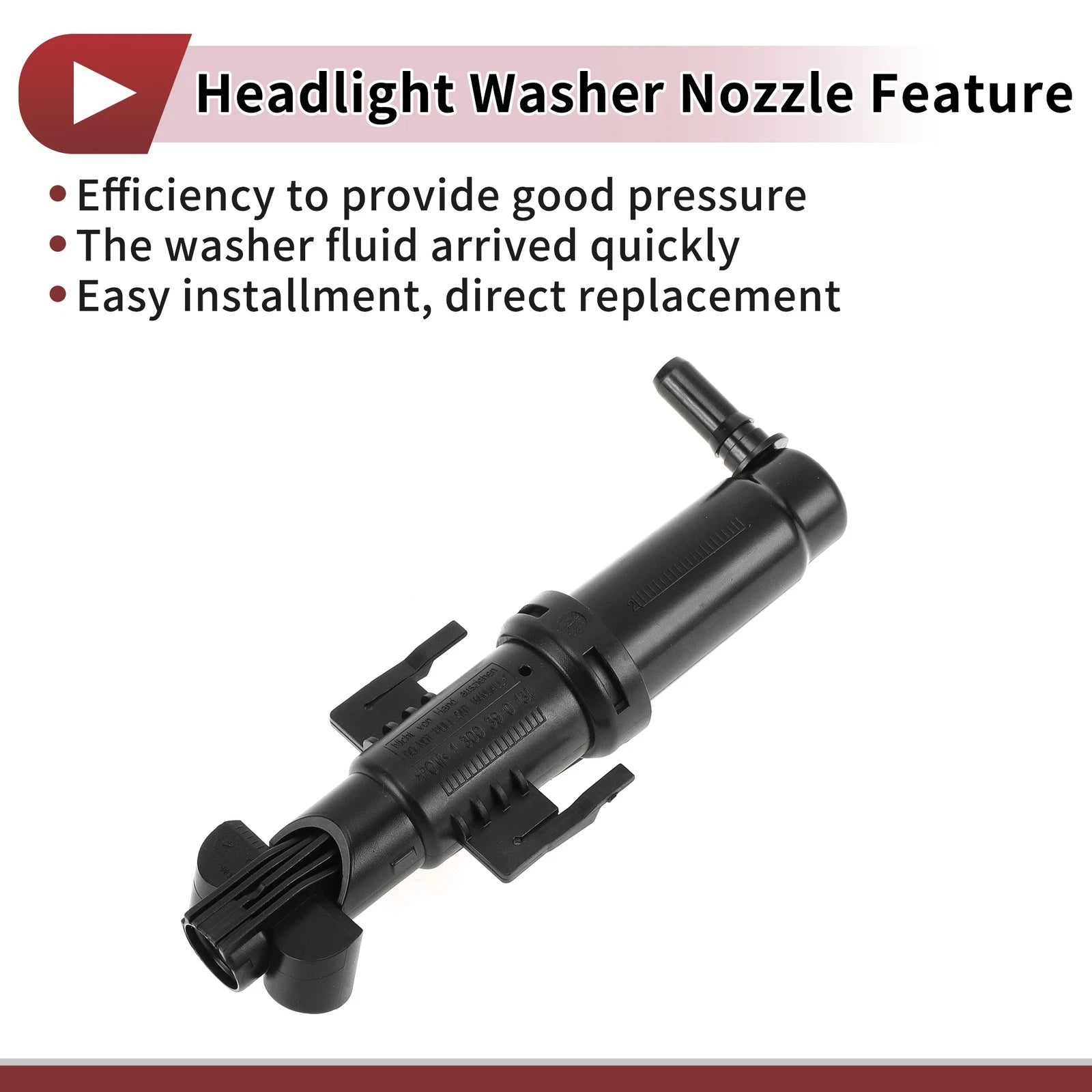 Front Passenger Side Headlight Washer Nozzle for BMW 535i (2010–2016) No. 61677178744