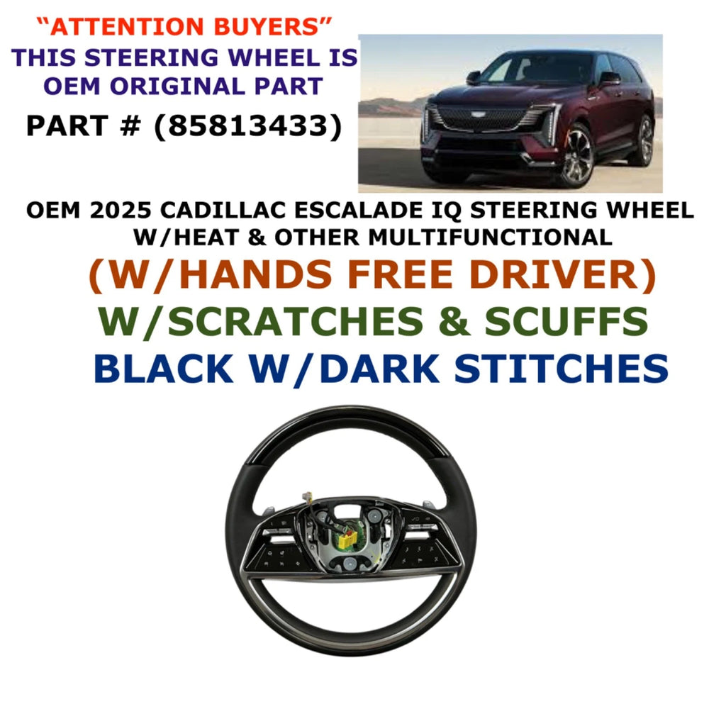 Steering Wheel with Heat & Hands-Free for Cadillac Escalade IQ (2025) 85813433