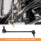 2pcs Front Stabilizer Sway Bar Link for Nissan Sentra (2007–2012) No.K750096