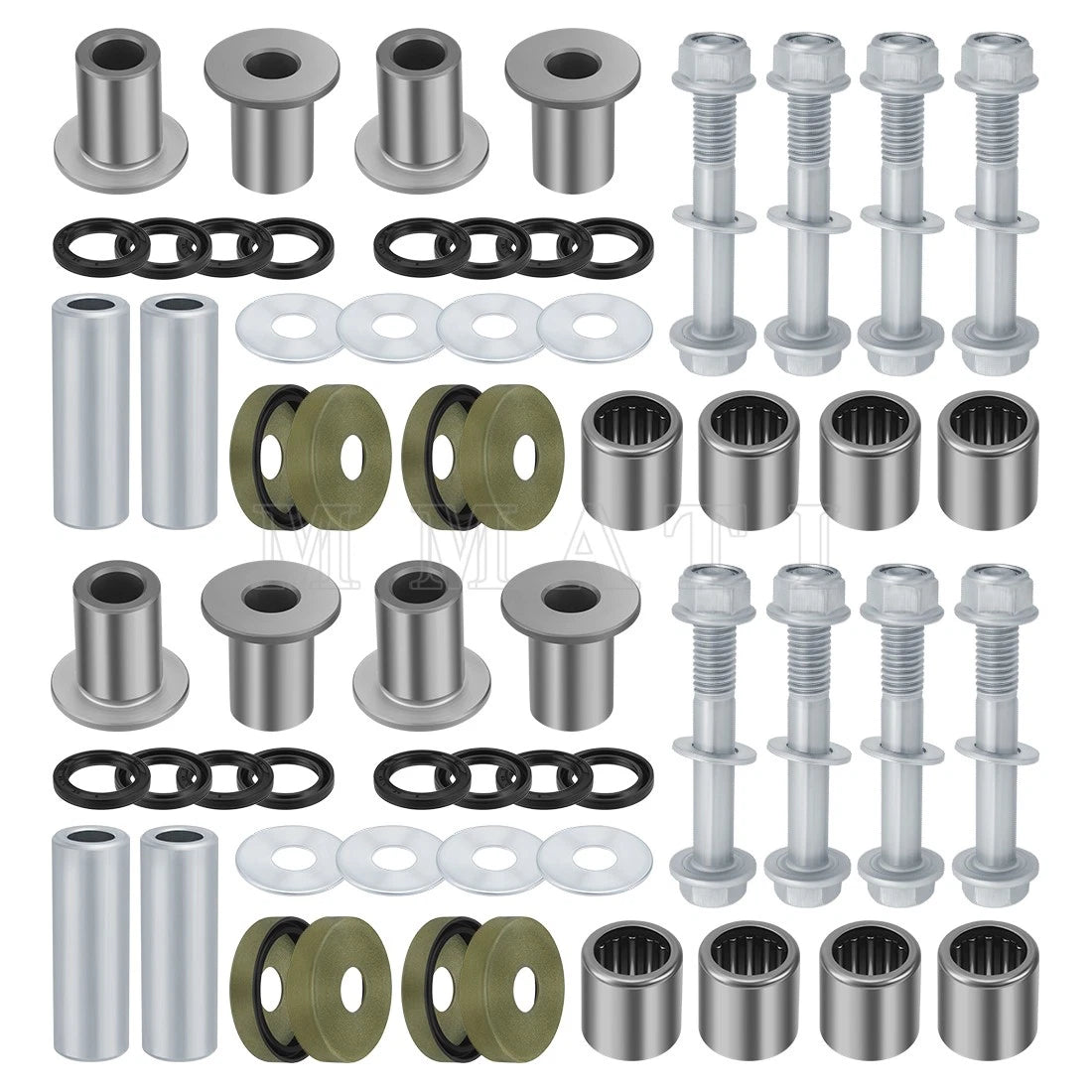Upper & Lower Front A Arm Bushing Bearing Kit for Arctic Cat 400, KFX400 (2000–2006)