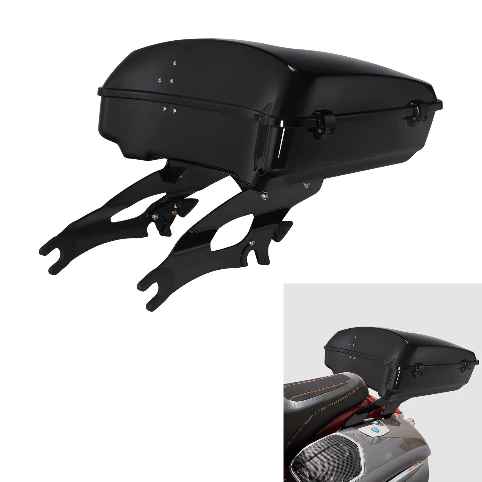 Chopped Trunk Mount Rack for Harley Roadmaster (2015–2025) & Chieftain (2014–2025)