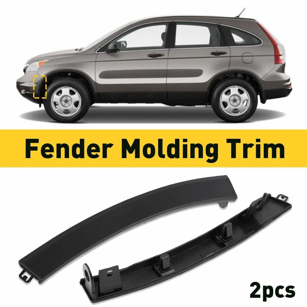 Set of 2 Front Bumper Wheel Fender Molding Trim for Honda CR-V (2007–2011)