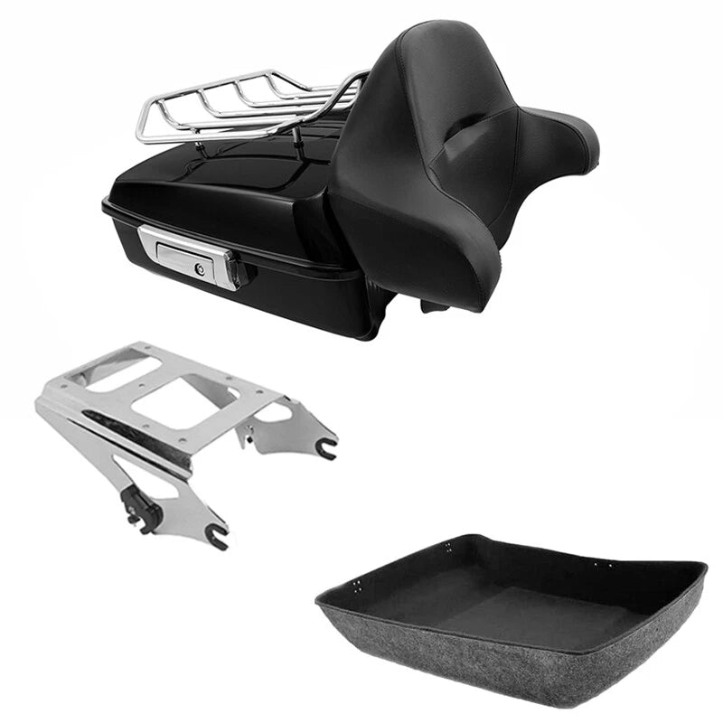 Chopped Luggage Trunk Mount for Harley Touring CVO Street Glide (2009–2013)